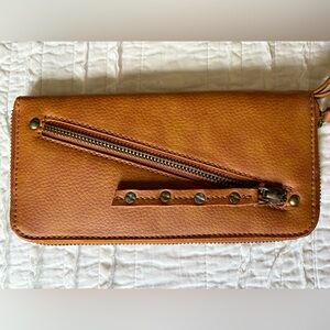Free People Vegan Leather Wristlet